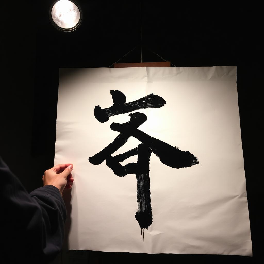 Ink dissolving in water